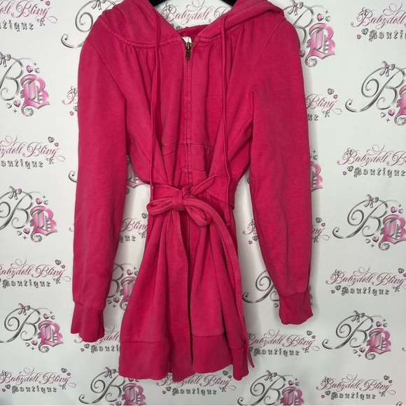 Victoria secret plush & lush sweater robe style tie up belt ribbon 🎀 waist - Picture 6 of 10